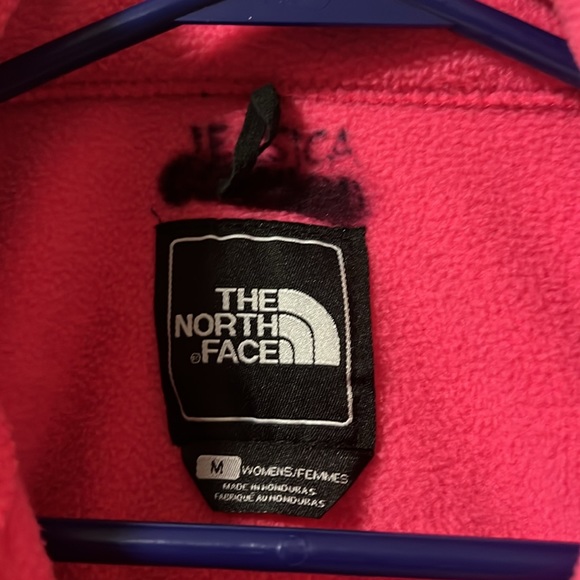 The North Face Women’s Pink/gray Full zip Denali jacket- medium, EUC - Picture 3 of 6